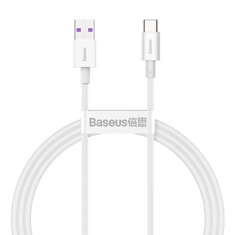 USB дата-кабель Baseus Superior Series Fast Charging Data Cable Type-C 66W (CATYS-02) 1.0м Белый