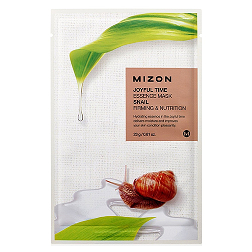 MIZON Joyful Time Essence Mask Snail Тканевая маска для лица с экстрактом улиточного муцина 23г