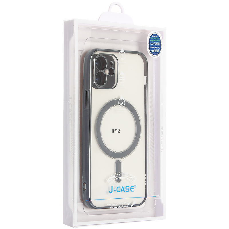 Чехол-накладка силиконовая J-case Magsafe Series для iPhone 12 (6.1") Зеленый