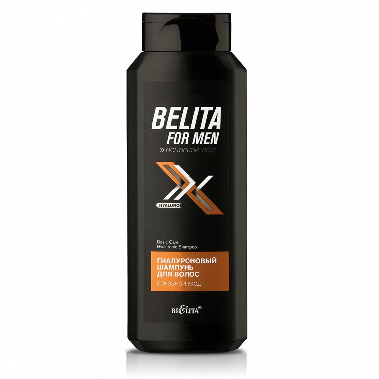 Belita For Men Шампунь для волос Гиалуроновый Основной уход 400мл