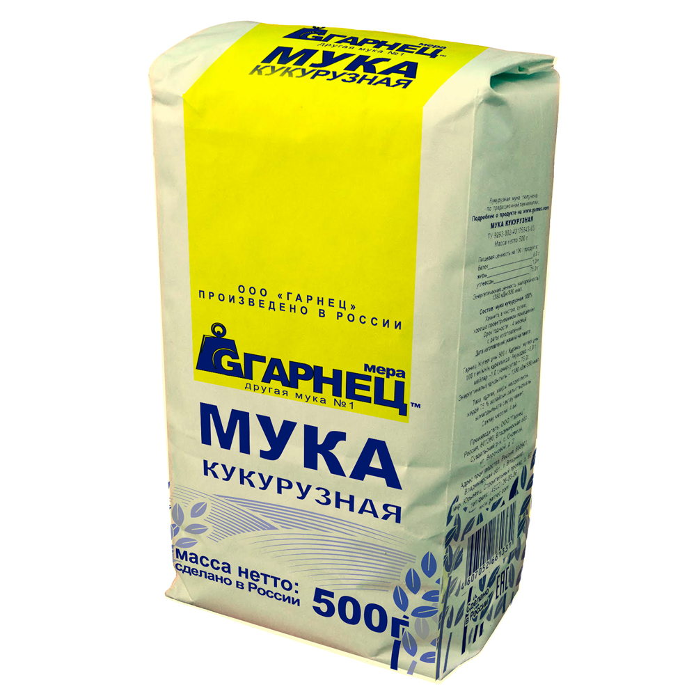 Мука кукурузная Гарнец 500 г