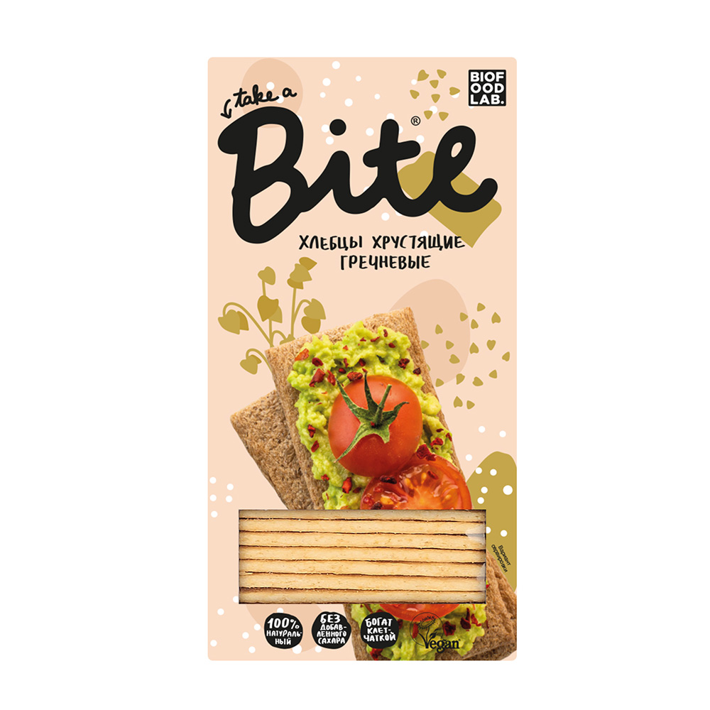 Хлебцы "Гречневые", хрустящие Bite 150 г