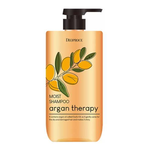 Deoproce Шампунь для волос с аргановым маслом - Argan therapy moist shampoo, 1000мл