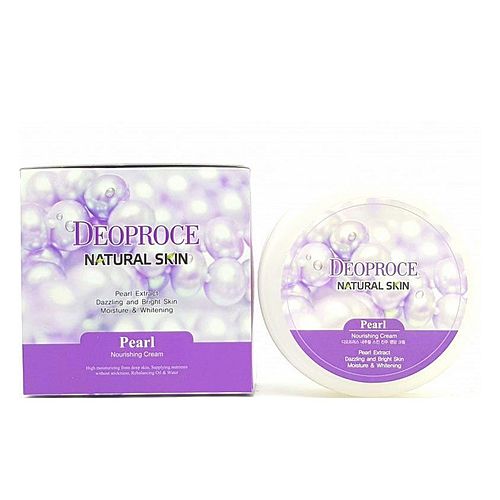 Deoproce Крем для лица и тела с экстрактом жемчуга - Natural skin pearl nourishing, 100г