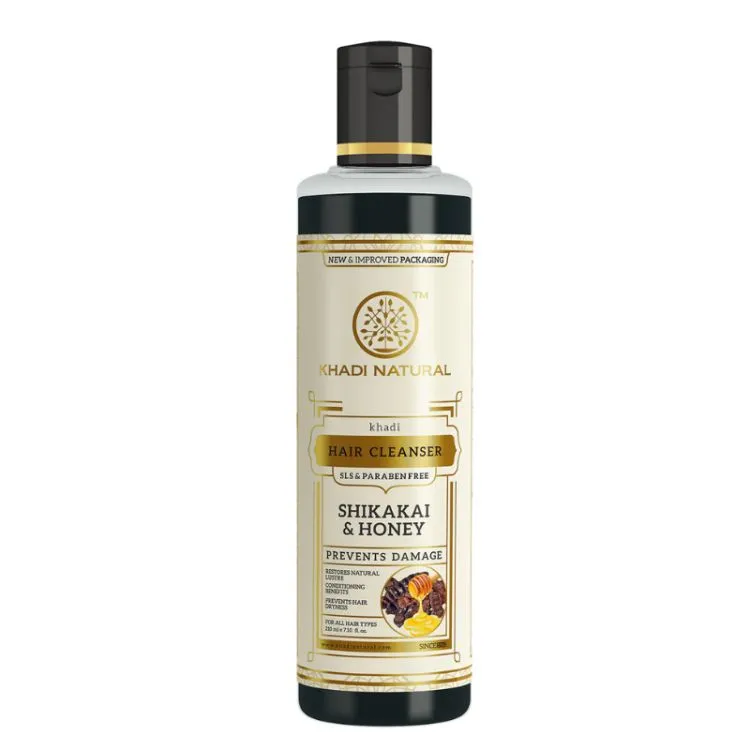 Шампунь-кондиционер для волос Шикакай и мед (shampoo-conditioner) Khadi Natural | Кади Нейчерал 210мл