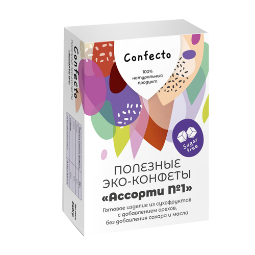 Эко-конфеты "Ассорти №1" Confecto 240 г