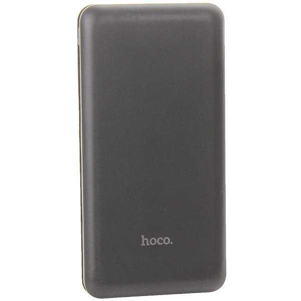 Аккумулятор внешний универсальный Hoco J26 10000 mAh Simple Energy Mobile Power bank (2USB: 5V-2.1A) Черный