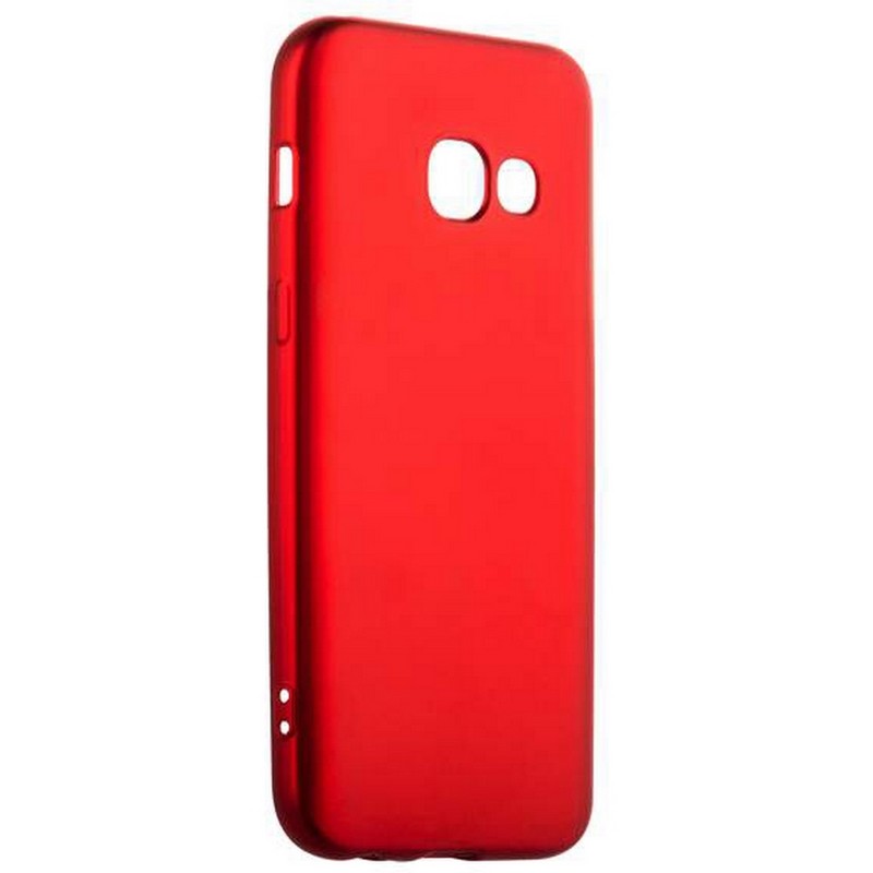 Чехол-накладка силиконовый J-case Delicate Series Matt 0.5mm для Samsung Galaxy A3 (2017) Красный