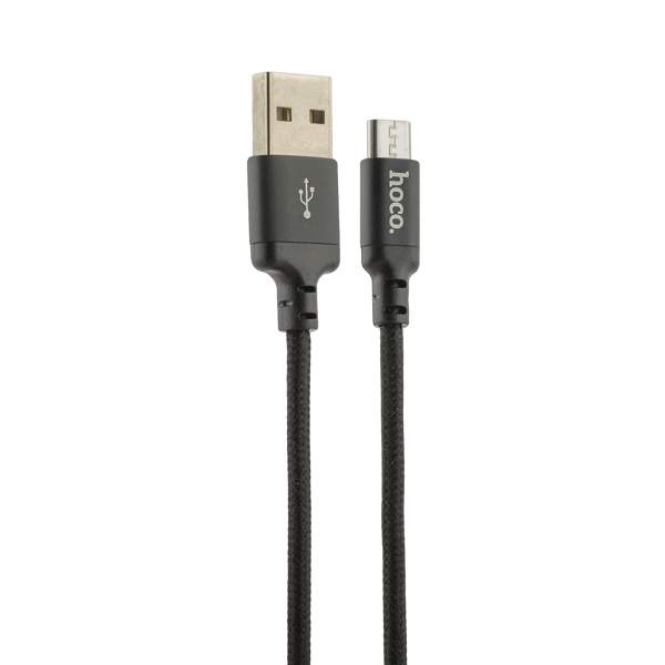 USB дата-кабель Hoco X14 Times speed MicroUSB (2.0 м) Черный