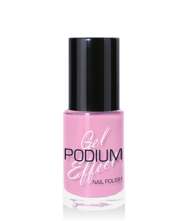 Лак для ногтей PODIUM Gel Effect тон 135 ягодный розовый 10мл