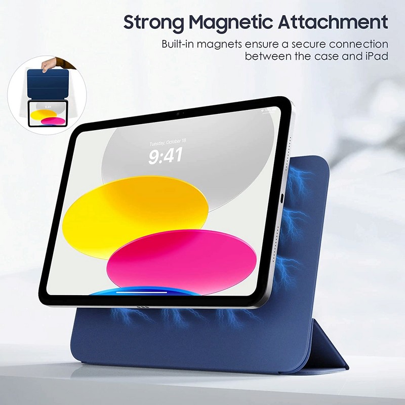 Чехол-книжка Smart Folio iPad 10.9" 2022г. (10-го поколения) Dark blue - Темно-синий