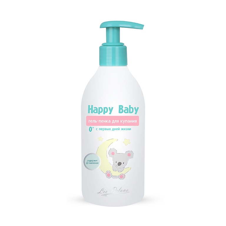 Happy baby Гель-пенка для купания с первых дней жизни 300 г