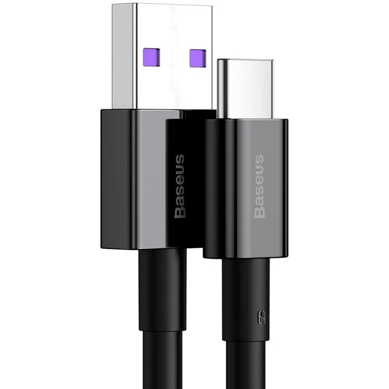 USB дата-кабель Baseus Superior Series Fast Charging Data Cable Type-C 66W (CATYS-01) 1.0м Черный