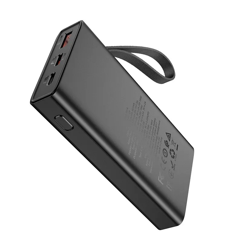 Аккумулятор внешний универсальный Hoco Q4 10000 mAh Unifier QC3.0 power bank (USB:5V-3.0A Max) 20W Черный