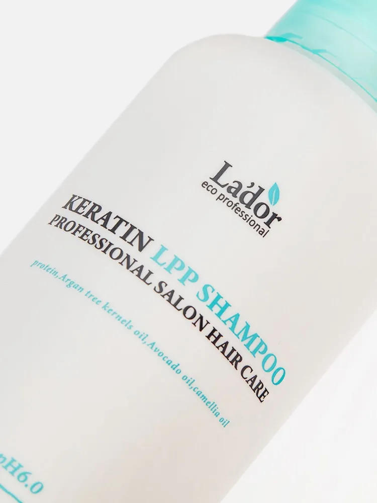 Lador Шампунь для волос кератиновый - PH 6.0 Keratin LPP shampoo, 150мл