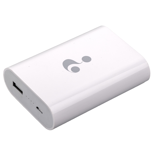 Аккумулятор внешний универсальный Wisdom YC-YDA7 Portable Power Bank 7800mAh ceramic white (USB выход: 5V 2.1A)