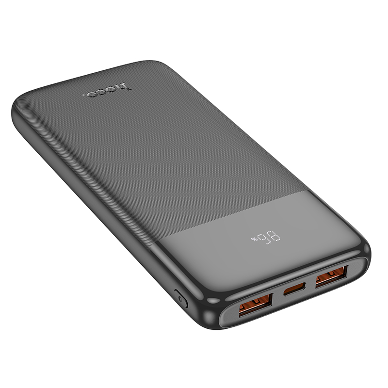 Аккумулятор внешний универсальный Hoco J121 10000 mAh power bank 22.5W (2USB:5V-2.0A) Черный