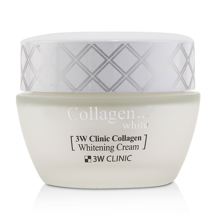 3W Clinic Крем для лица осветляющий с коллагеном - Collagen whitening cream, 60мл