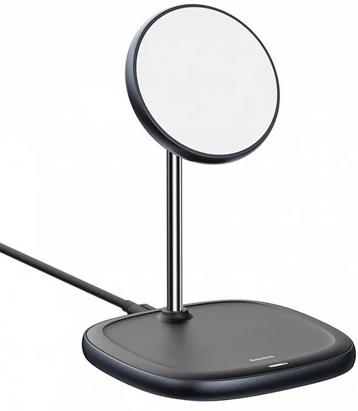 Беспроводное зарядное устройство Baseus Swan для Apple iPhone 12 Series Wireless Charger (WXSW-01) Черный