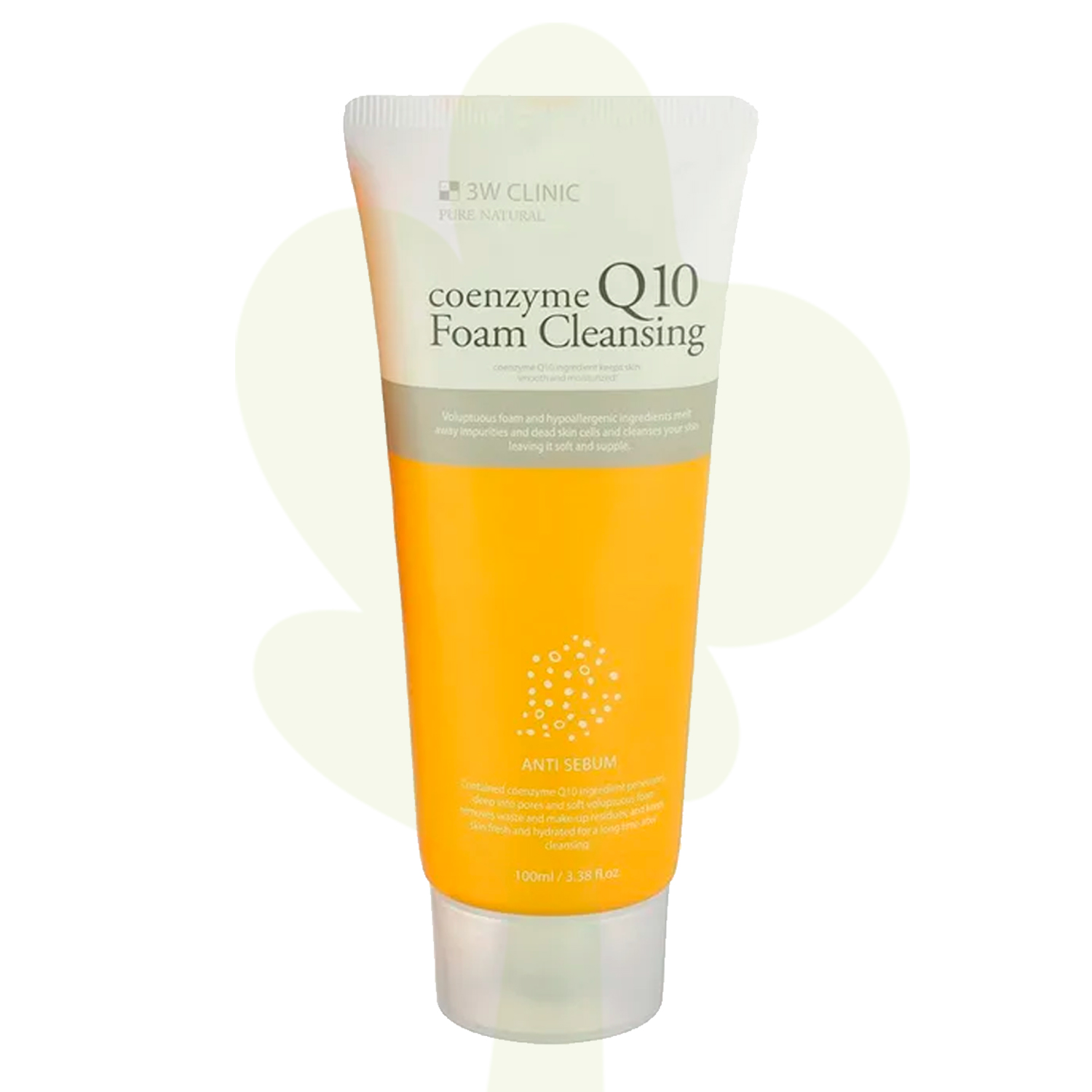 Омолаживающая пенка с коэнзимом Coenzyme Q10 Foam Cleansing 3W CLINIC 100 мл