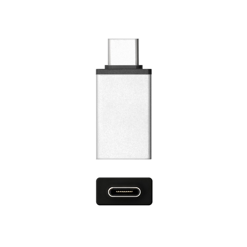 Адаптер Deppa Converter USB-A/ Type-C D-73131 Графитовый