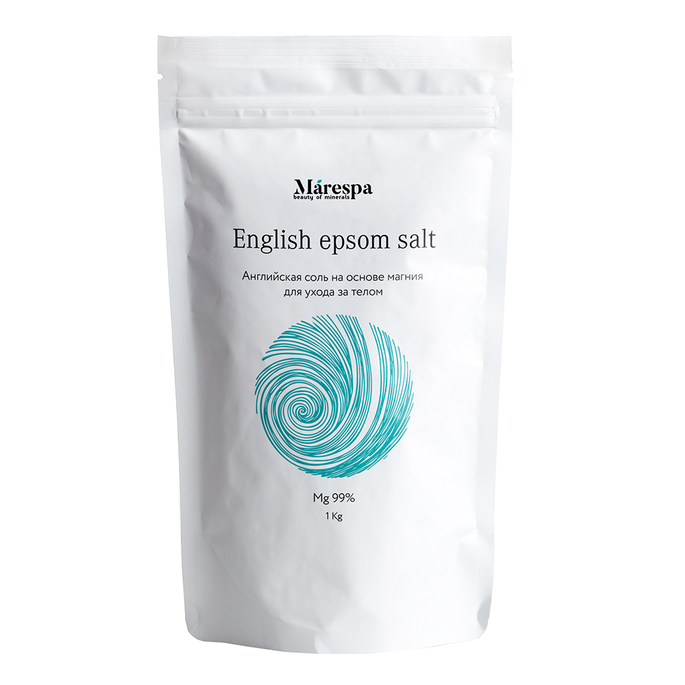 Соль для ванны "English epsom salt" на основе магния Marespa 1000 г