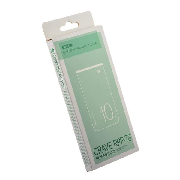 Аккумулятор внешний универсальный Remax RPP 78- 5000 mAh Crave power bank (USB: 5V-2.0A) Green Зеленый