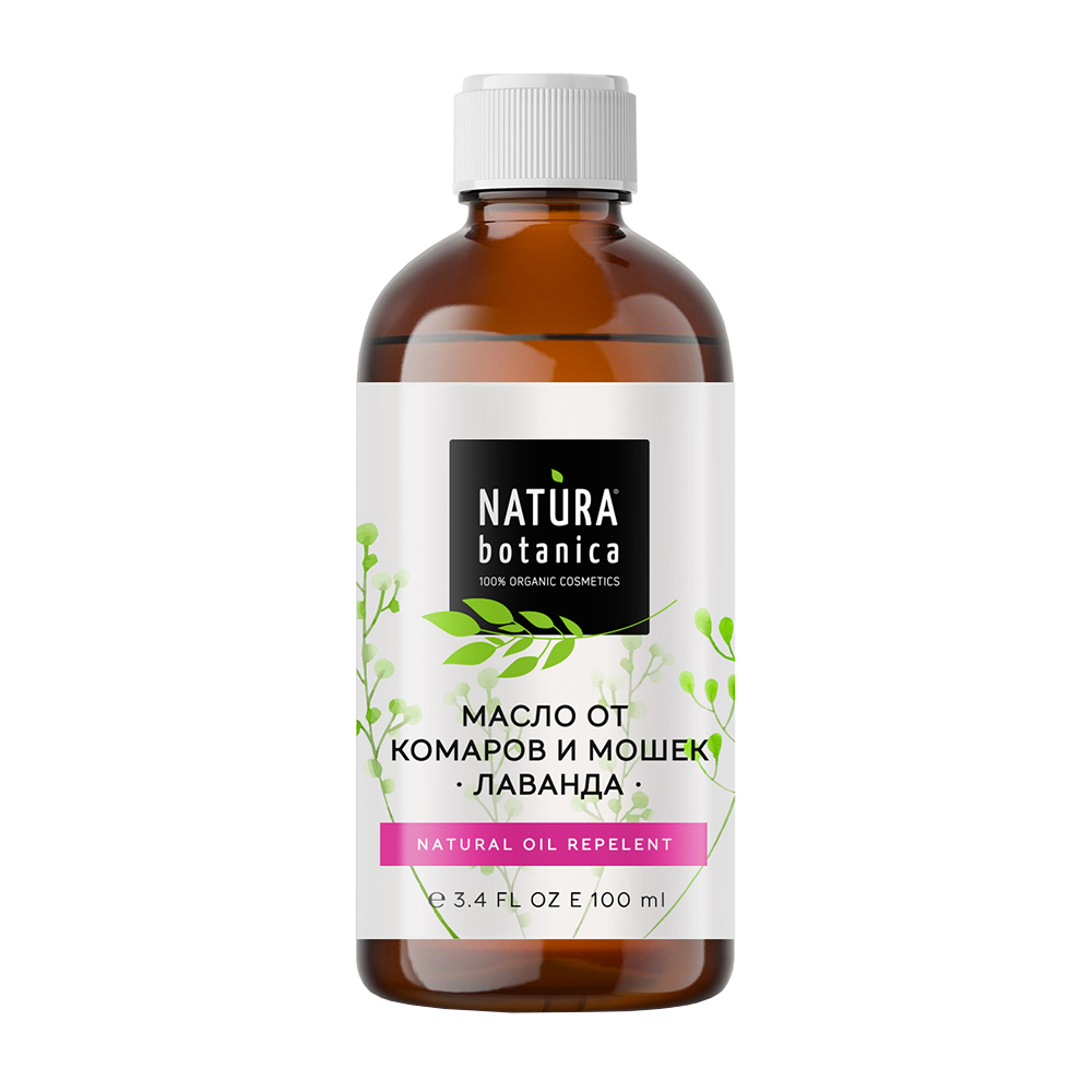 Масло от комаров и мошек "Лаванда" Natura Botanica 100 г 100 мл