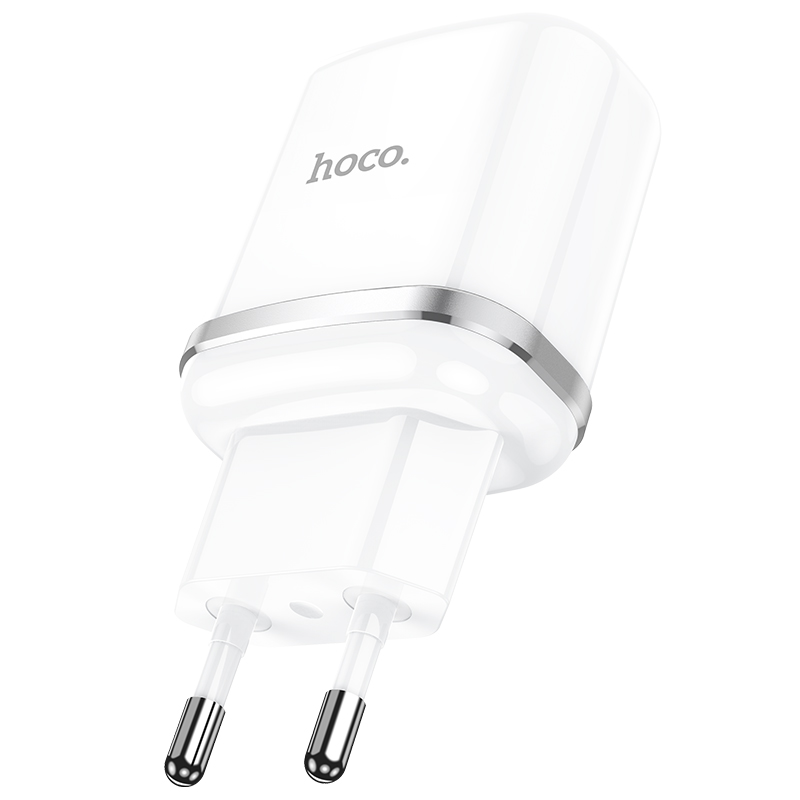 Адаптер питания Hoco N3 Special single port QC3.0 charger Apple&Android (USB: 3.6-6.5V 3.0A/6.6-9V 2.0A/18W) Белый