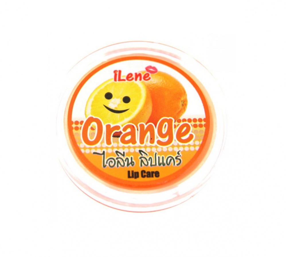 ILENE  lip care Orange Бальзам увлажняющий для губ Апельсин 10г