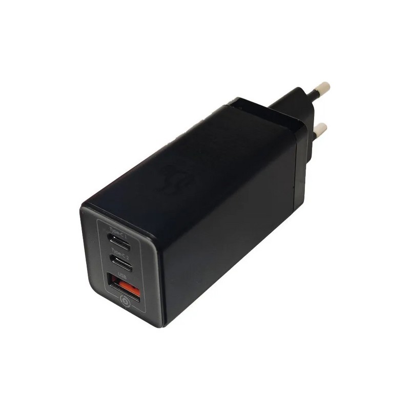 Адаптер питания Baseus Gan Mini Quick Travel Charger 65W (USB+2Type-C: 5V 4.5A) CCGAN-B01 Черный