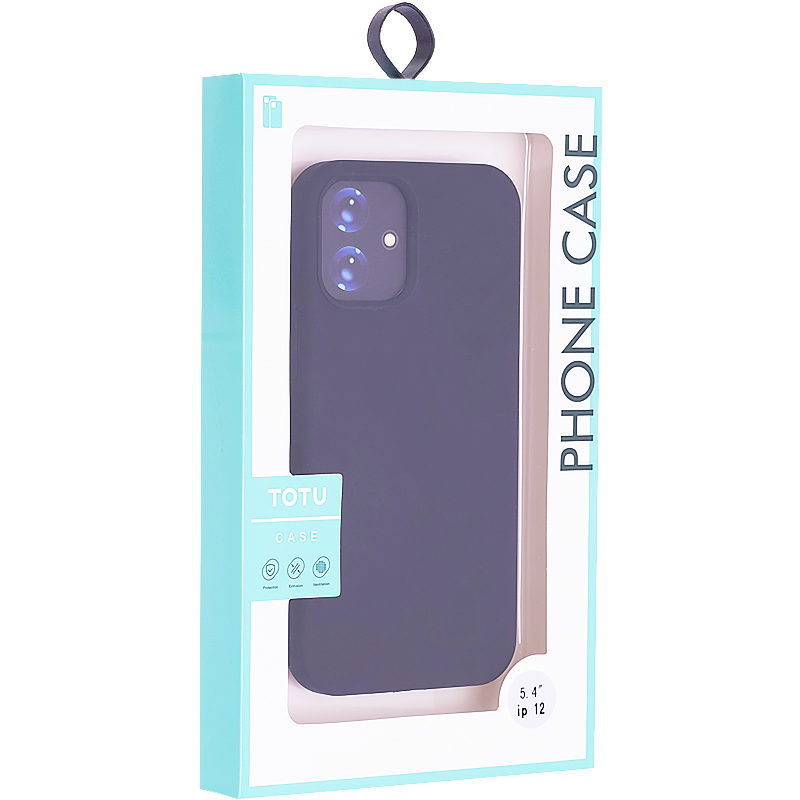 Чехол-накладка силиконовый TOTU Outstanding Series Silicone Case для iPhone 12 mini 2020 г. (5.4") Черный