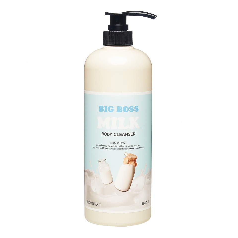 FOODAHOLIC BIG BOSS MILK BODY CLEANSER Гель для душа на основе молочного протеина