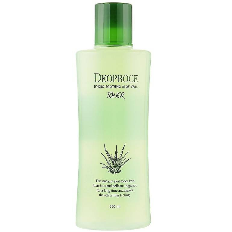 DEOPROCE HYDRO SOOTHING ALOE VERA TONER Увлажняющий успокаивающий тонер для лица с экстрактом алоэ