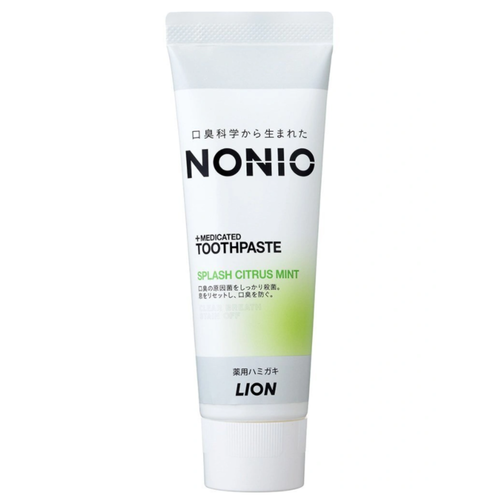 Lion Паста зубная комплексного действия с ароматом цитрусов и мяты - Nonio splash citrus mint, 130г