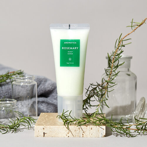 Aromatica Скраб для кожи головы с розмарином - Rosemary scalp scrub, 165г