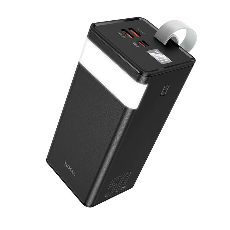 Аккумулятор внешний универсальный Hoco J86A-50000 mAh Powermaster fully Power Bank (2USB: 5V/4.5A) 22.5W Черный