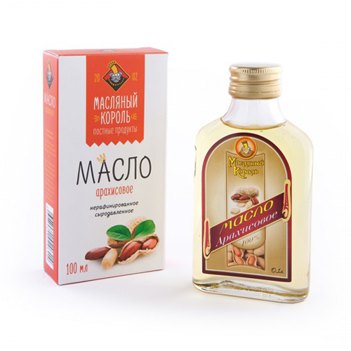 Масло арахисовое 100% Масляный король 100 мл