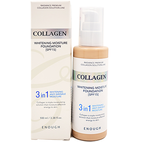 ENOUGH COLLAGEN 3 in 1 WHITENING MOISTURE FOUNDATION SPF15 #13 Тональный крем для лица осветляющий