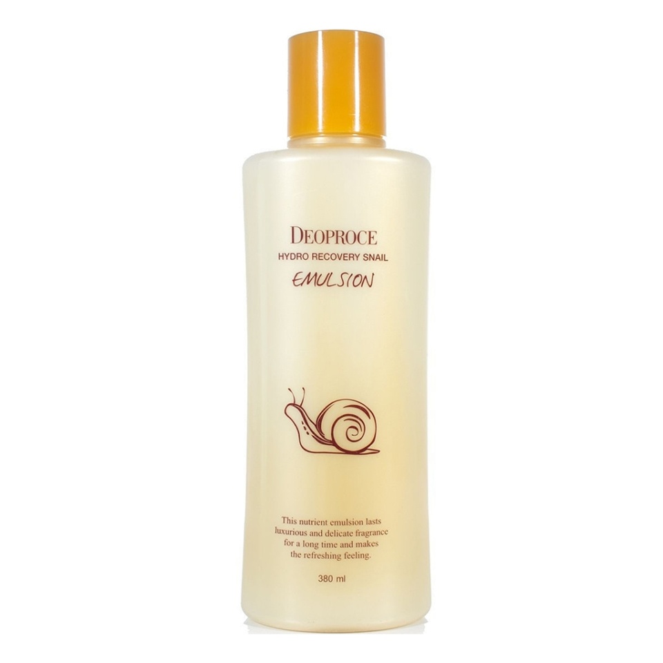 DEOPROCE HYDRO RECOVERY SNAIL EMULSION Увлажняющая восстанавливающая эмульсия для лица с муцином улитки