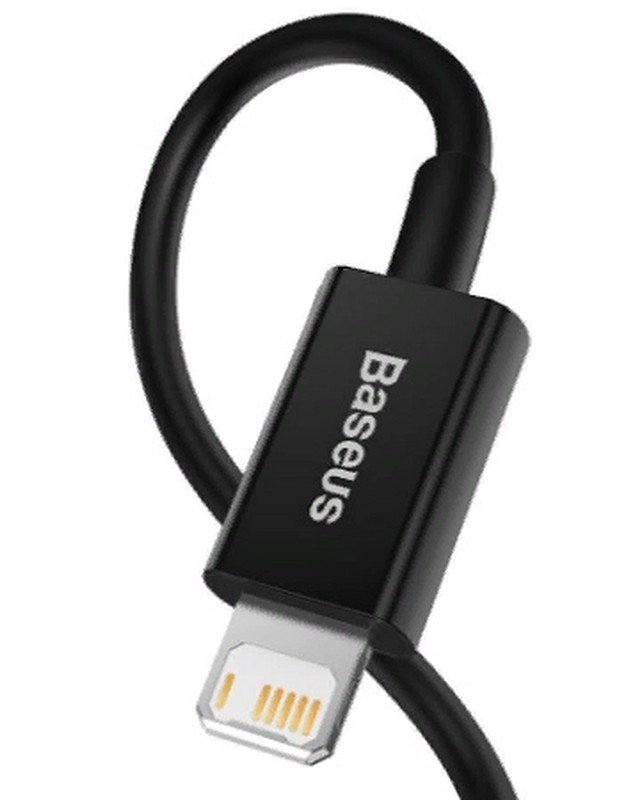 USB дата-кабель Baseus Superior Series Fast Charging Data Cable Lightning 2.4A (CALYS-A01) 1.0м Черный