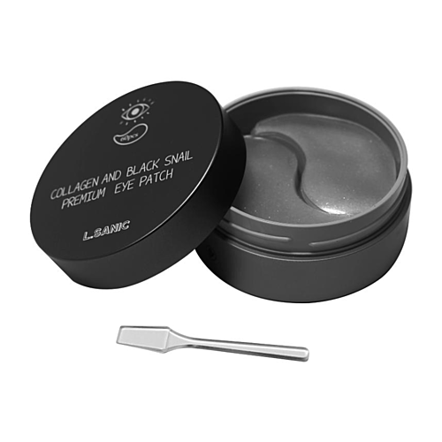 L’Sanic Патчи с коллагеном и муцином черной улитки - Collagen and black snail eye pat, 60шт