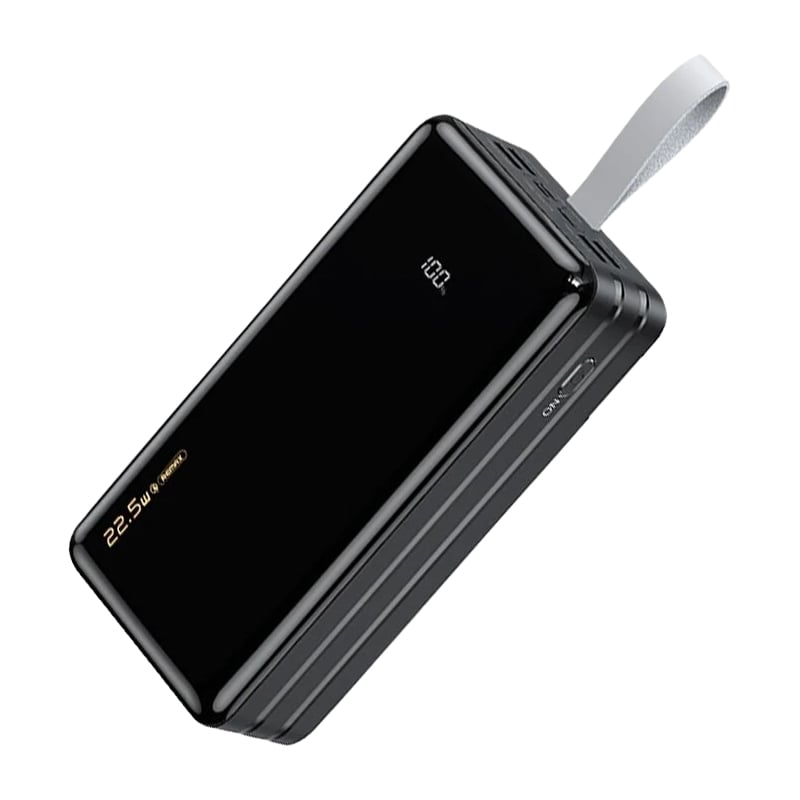 Аккумулятор внешний универсальный Remax RPP-173 60000 mAh Hunergy series PD22.5W+QC3.0 power bank (4USB:5V-2.0A Max) Черный