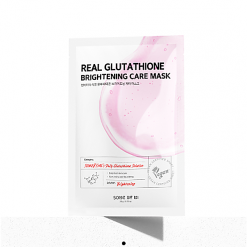 Some by Mi Тканевая маска для сияния кожи - Real glutathion brightening care mask, 20мл