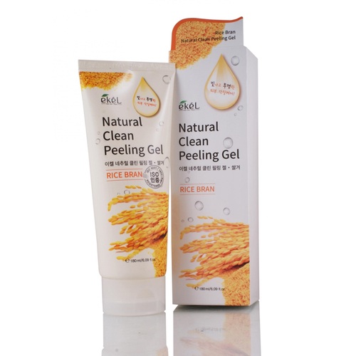 Пилинг-скатка экстрактом коричневого риса Natural Clean peeling gel Rice Bran EKEL 180 мл