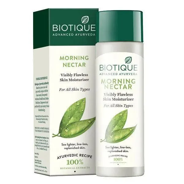 Biotique Morning Nectar Nourish & Hydrate Moisturizer  Увлажняющий и питательный лосьон для лица 120мл