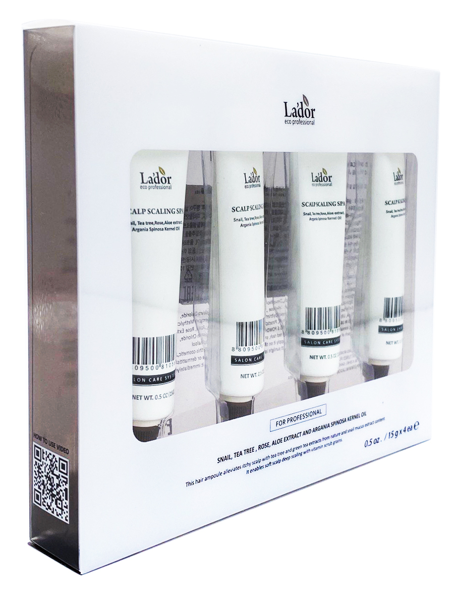 La'dor Scalp Scaling Spa Пилинг для кожи головы 4*15г