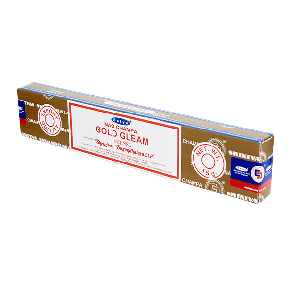 Благовоние Золотой блеск (Gold Gleam incense sticks) Satya | Сатья 15г