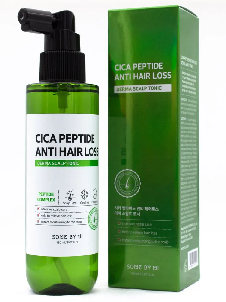 Some By Mi Тоник для волос с центеллой и пептидами - Cica peptide anti hair loss tonic, 150мл