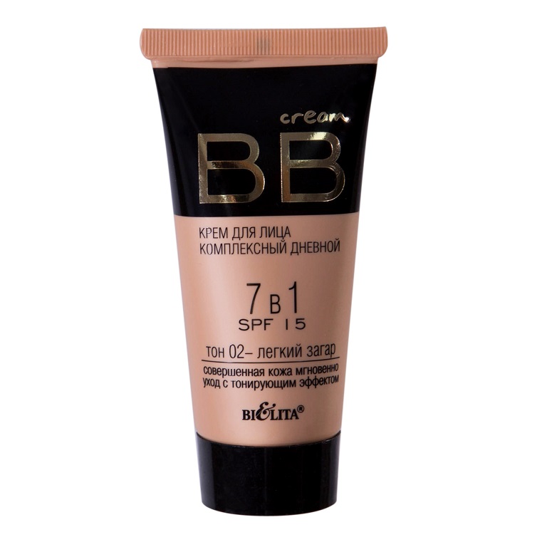 BB cream Крем для лица комплексный дневной 7в1 SPF15 тон 02 30мл